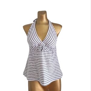 Catalina Women's Shirred Halter Top Size Medium